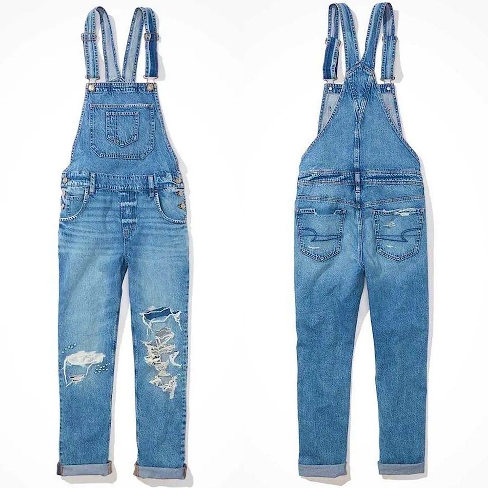 AE denim overalls